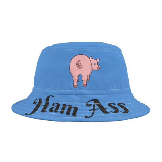 Fun Pig Design Bucket Hat - Playful and Unique Accessory